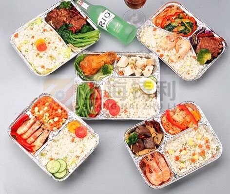 Schneider Electrical Components 24KW Aluminium Container Making Machine Pneumatic Integrated System