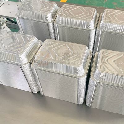 Aluminum Foil Container Making Machine Foil Container Machinery Fast Food Take Away 800KN