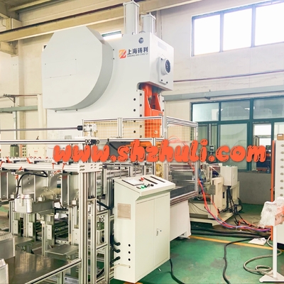 PLC Aluminium Foil Container Punching Machine Zl-T63 For 750ml Containers