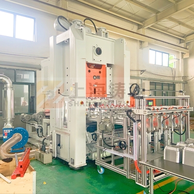 Aluminum Foil Container Making Machine Foil Container Machinery Fast Food Take Away 800KN