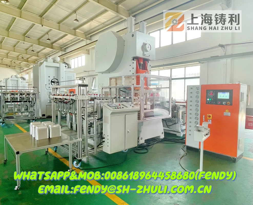 PLC Aluminium Foil Food Container Making Machine Zl-T63 650ml With 5 Air Tanks